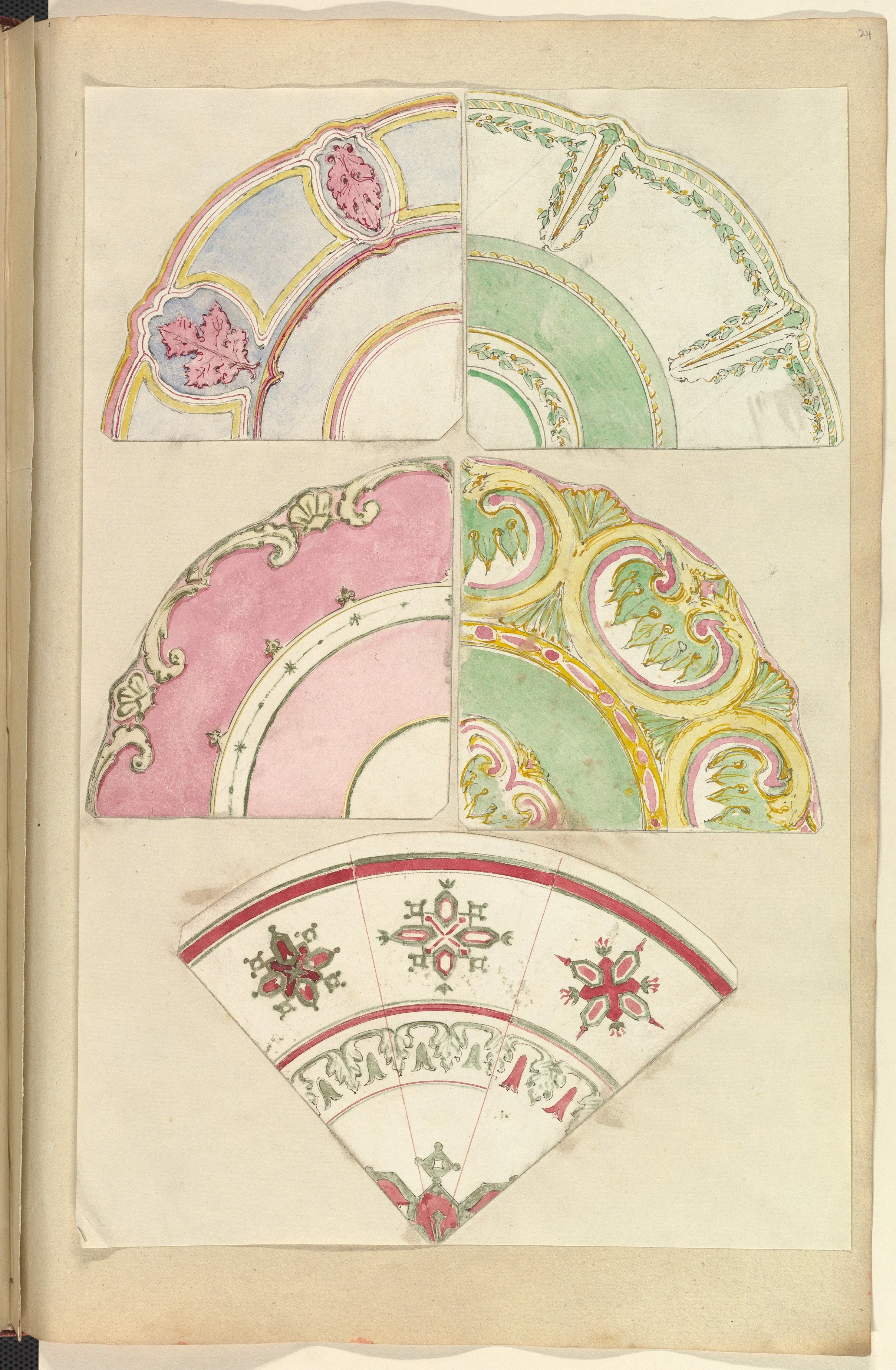 Five Designs for Decorated Plates